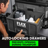 FLEX FS1106 STACK PACK 2-Drawer Tool Box