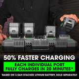 FLEX FX0451-Z 1120W 4-PORT SIMULTANEOUS RAPID CHARGER