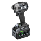 Flex FX1371A-1H 1/4" QUICK EJECT HEX IMPACT DRIVER WITH MULTI-MODE STACKED LITHIUM KIT