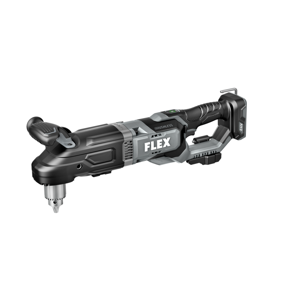 FLEX 24V 2-GEAR 1/2" RIGHT ANGLE DRILL TOOL ONLY - Bare Tool