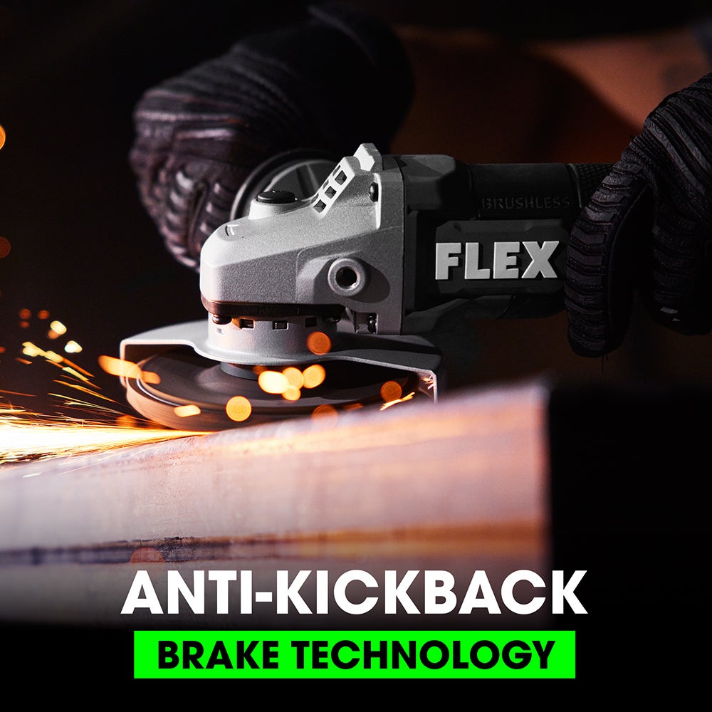 5" VARIABLE SPEED ANGLE GRINDER WITH PADDLE SWITCH KIT