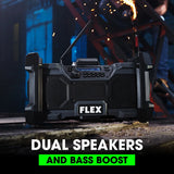 FLEX FX5351-Z JOBSITE RADIO (Tool Only)
