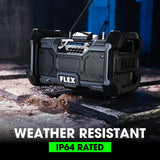 FLEX FX5351-Z JOBSITE RADIO (Tool Only)