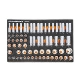 Gearwrench MEGAMOD873 358 Pc. MEGAMOD Metric Mechanics Set in Foam Trays with Storage
