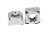 7/16"-14 Zinc Grade 2 Finished Square Nuts