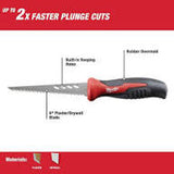Milwaukee Tool, 48-22-0304F, Jab Saw, 6 in; 48 Tooth; Rubber Grip; Composite Use (Pair)