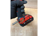 StealthMounts Stubby Magnetic Bit Holder for Milwaukee M18 Tools - Red
