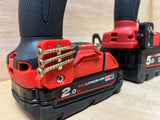 StealthMounts Stubby Magnetic Bit Holder for Milwaukee M18 Tools - Red