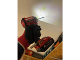 StealthMounts Stubby Magnetic Bit Holder for Milwaukee M18 Tools - Red