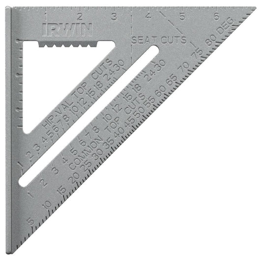 IRWIN, 1794464, Rafter Square, 7 in, Aluminum, Permanent Markings, Multi-Scale