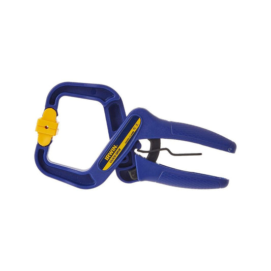 IRWIN, 59100CD, Spring Clamp, 5 in; High-tech Resin, Patented Ratcheting Mechanism