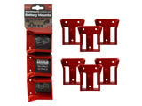StealthMounts Milwaukee M18 Battery Mounts - Red