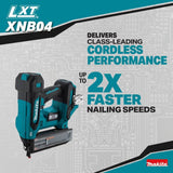 Makita XNB04Z 18V LXT LithiumIon Brushless Cordless 2 Inch Brad Nailer 18 Gauge (Bare Tool)