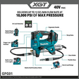 Makita GPG01Z 40V max XGT Brushless Cordless Grease Gun (Bare Tool)