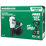 Metabo HPTKNV45AB2M Pro Bundle 1-3/4 Inch Coil Roofing Nailer with BONUS Impact Driver Kit