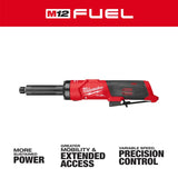 Milwaukee M12 FUEL 1/4 Inch Extended Die Grinder (Bare Tool)