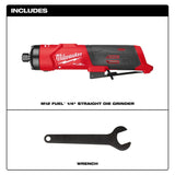 Milwaukee M12 FUEL 1/4 Inch Straight Die Grinder (Bare Tool)