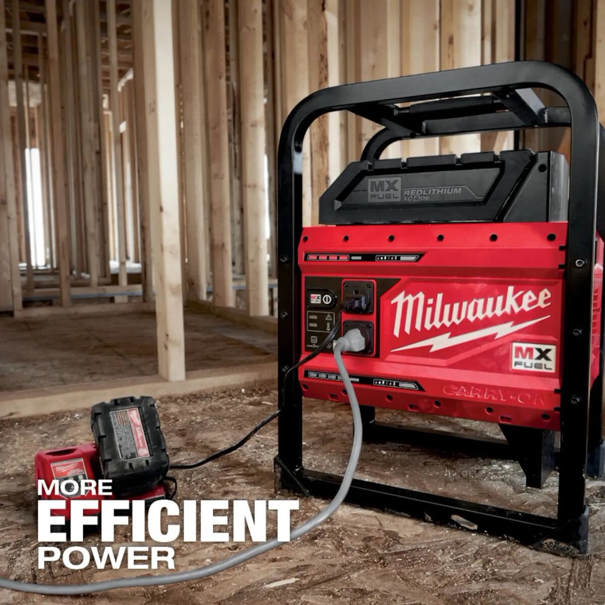 Milwaukee MXF002-1HD812 MX FUEL Carry-On 3600W 12.0Ah 1-Battery Portable Power Supply Kit
