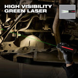 Milwaukee Rechargeable Flat Flashlight with Green Laser
