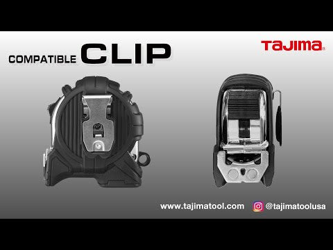 TAJIMA TOOL, GS-SC16BW, Tape Measure, 16 ft; 1 in, Steel, Elastomer, Magnetic Mount