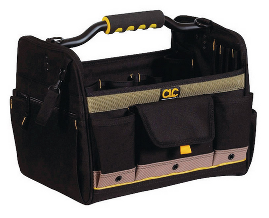 CLC Work Gear, 1578, Tool Box, 14 in; 11 in; 11 in, 21 Pockets, Padded Strap