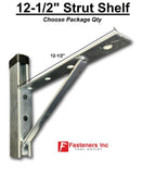Shelf Bracket Brace 12-1/2" #478412 P1773 EG Channel for Unistrut B-Line Channel