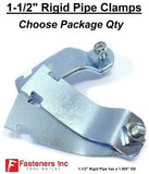 1-1/2" Rigid Pipe Clamp for Unistrut Channel Electro Galvanized Zinc Strut P1115
