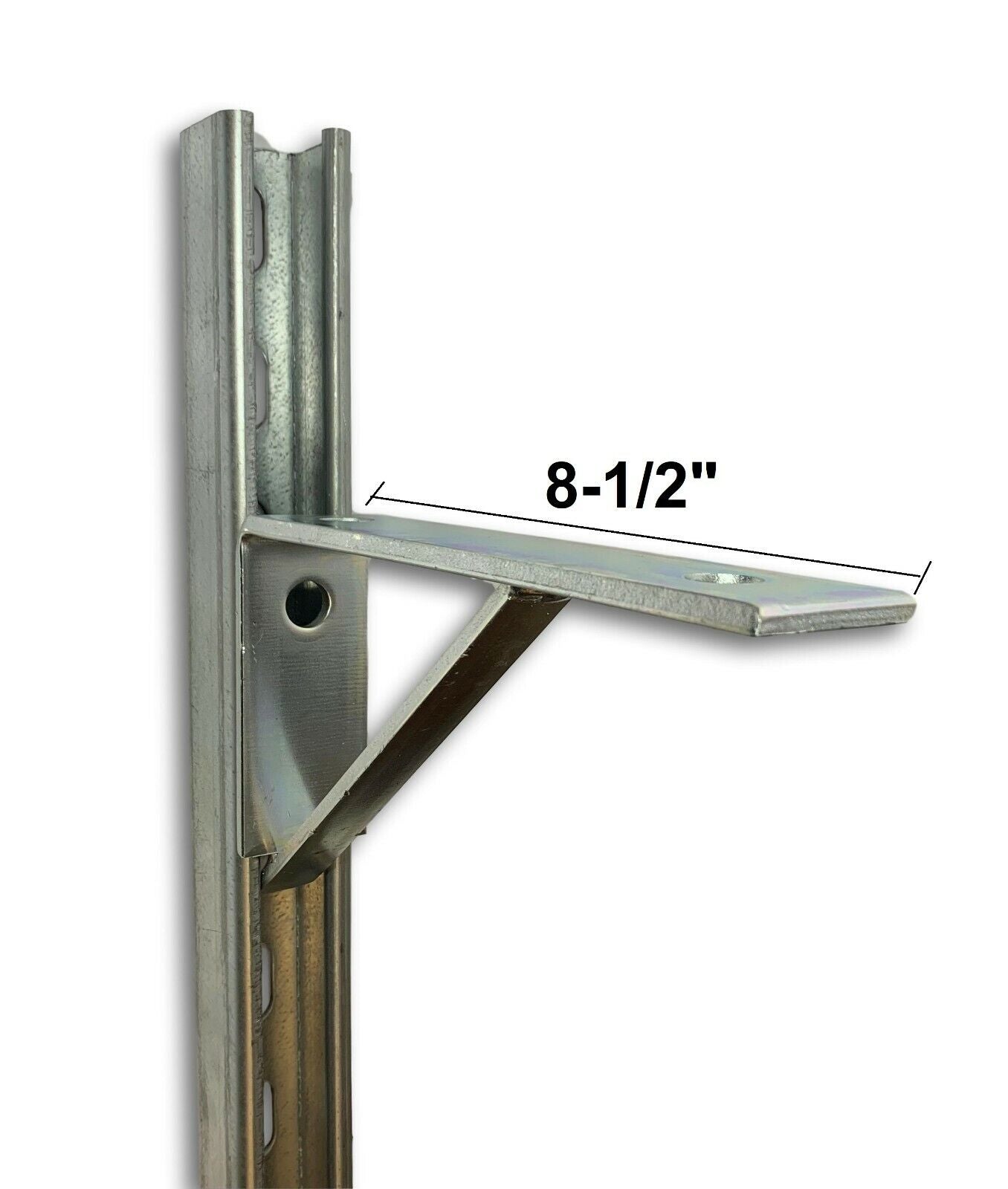 8-1/2" Shelf Bracket Brace #478408 P1769 EG Channel for Unistrut B-Line Channel