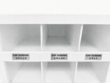 Adhesive Bin Labels Stainless Steel USS Cap Screw Nut Bolt Washer (6 Pages)