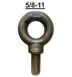 5/8"-11 x 1.75" Thread Lifting Eye Bolt Eyebolt Forged Black USA Domestic