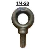 1/4"-20 x 1" Thread Lifting Eye Bolt Eyebolt Forged Black USA Domestic