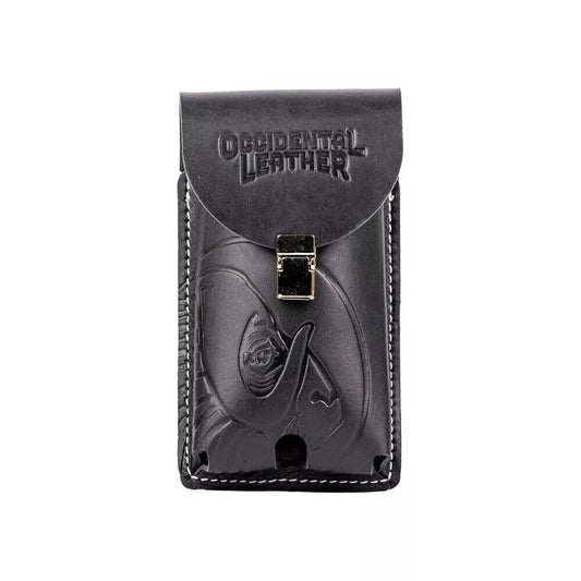 Occidental Leather B5332 Clip-On XXL Leather Phone Holster 2X Black MADE IN USA