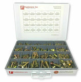 429 Piece Grade 10.9 Metric Flange Bolt & Flange Nut Assortment Kit Yellow Zinc
