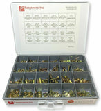 574PCS Grade 8 Hex Bolts, Nuts & Washers Assortment Kit COARSE THREAD Yellow Zinc