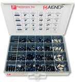 121 PCS! 1/4" Pneumatic Push to Connect Fittings Assortment Kit AIGNEP Italy