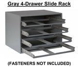 4 Drawer Slide Rack for For Fastener Assortment Kits or Empty Bins