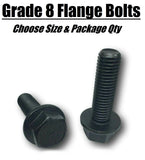 1/2"-20 x 2-1/2" Grade 8 Flange Frame Bolt Black Phosphate & Oil FINE THREAD