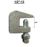 1/2"-13 Threaded Rod Zinc Plated Universal Top 3/4" Throat Beam Clamp