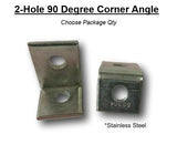 2-Hole STAINLESS STEEL 90-Degree Corner Angle Unistrut Channel P1068