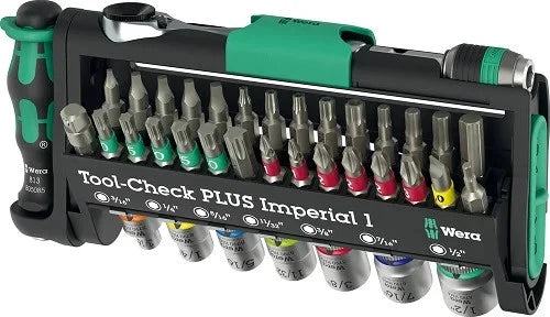 Wera Tools 5049060001 Tool-Check PLUS Imperial 1, 39 pieces