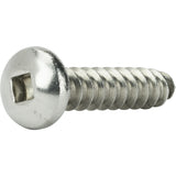 #8 x 3/4" Sheet Metal Screws Stainless Steel Pan Head Square Drive