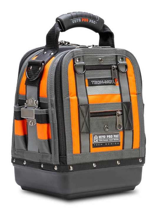 Veto Pro Pac TECH MCT HI-VIZ ORANGE - Compact / Tall Technician Tool Bag, Waterproof base