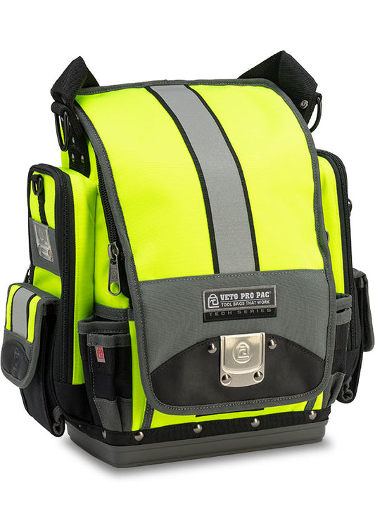 Veto Pro Pac TP-XXL HI-VIZ YELLOW - XXL Tool Pouch, Hi-Viz construction and reflective accents