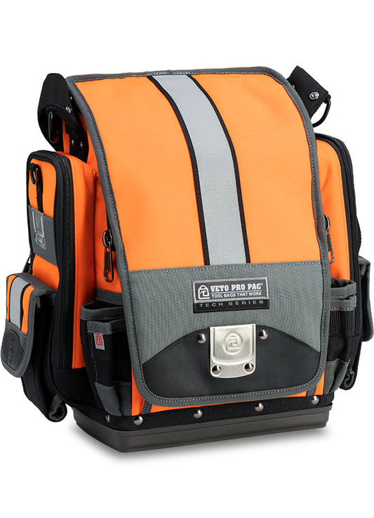 Veto Pro Pac TP-XXL HI-VIZ ORANGE - XXL Tool Pouch, Hi-Viz construction and reflective accents