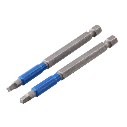 Wiha 70325 TerminatorBlue Impact Bit Square #2 - 3.5 Inch - 2 Pack