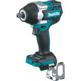 Makita XWT18Z 18V LXT® Lithium‑Ion Brushless Cordless 4‑Speed Mid‑Torque 1/2" Sq. Drive Impact Wrench w/ Detent Anvil, Tool Only