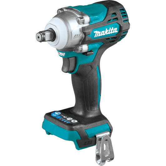 Makita XWT14Z 18V LXT Lithium‑Ion Brushless Cordless 4‑Speed 1/2" Sq. Drive Impact Wrench w/ Friction Ring Anvil, Tool Only