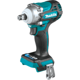 Makita XWT14Z 18V LXT Lithium‑Ion Brushless Cordless 4‑Speed 1/2" Sq. Drive Impact Wrench w/ Friction Ring Anvil, Tool Only