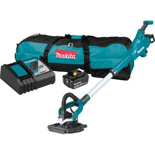 Makita XLS01T Makita XLS01T 18V LXT® Lithium‑Ion Brushless Cordless Drywall Sander Kit, AWS® Capable (5.0Ah)
