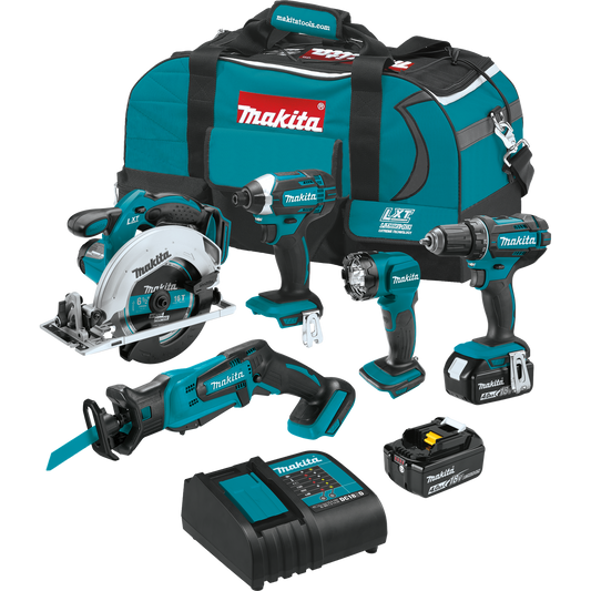 Makita XT510SM  18V LXT® Lithium‑Ion Cordless 5‑Pc. Combo Kit (4.0Ah)
